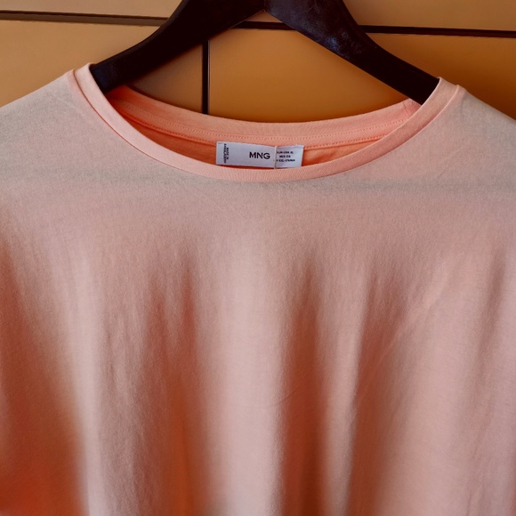 MANGO BUNDLE - Cropped cotton & Essential cotton-blend T-shirts - NWT (XL) - Picture 5 of 16